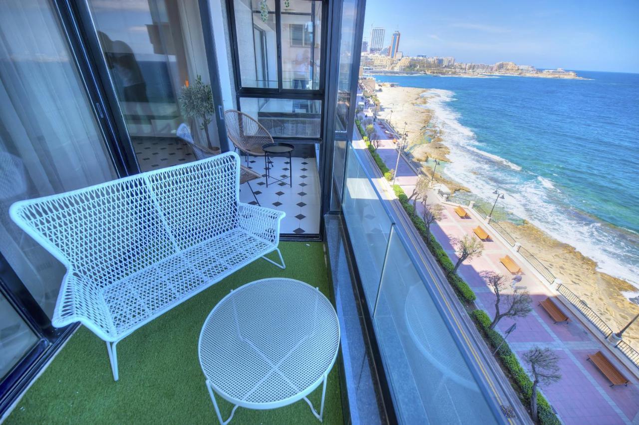 Beautifully Furnished Seafront 4 Bedrooms Goslm-4 Sliema Esterno foto